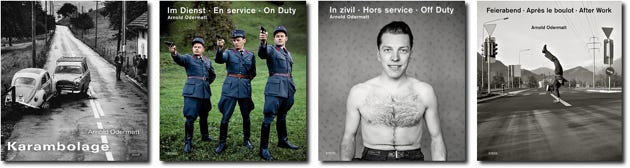 Steidl-Books: Arnold Odermatt, Urs Odermatt. Carambolage, On Duty, off Duty, After Work